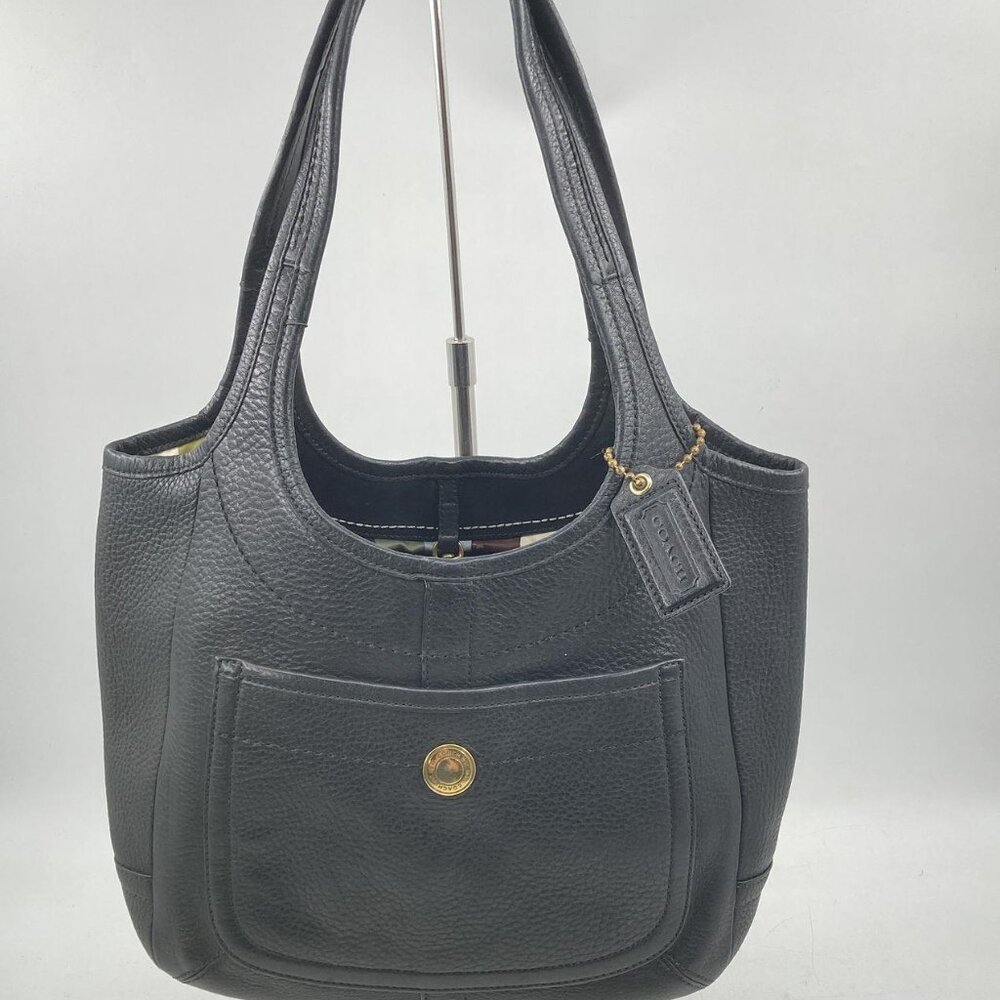 Coach Ergo Legacy K0782-11615 Pebbled Leather Shoulder Purse - NEAR MINT